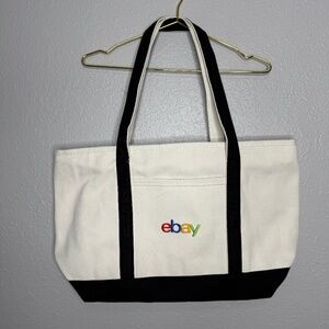 New‎ Never Used Ebay Open 2024 Huge Canvas Tote Bag